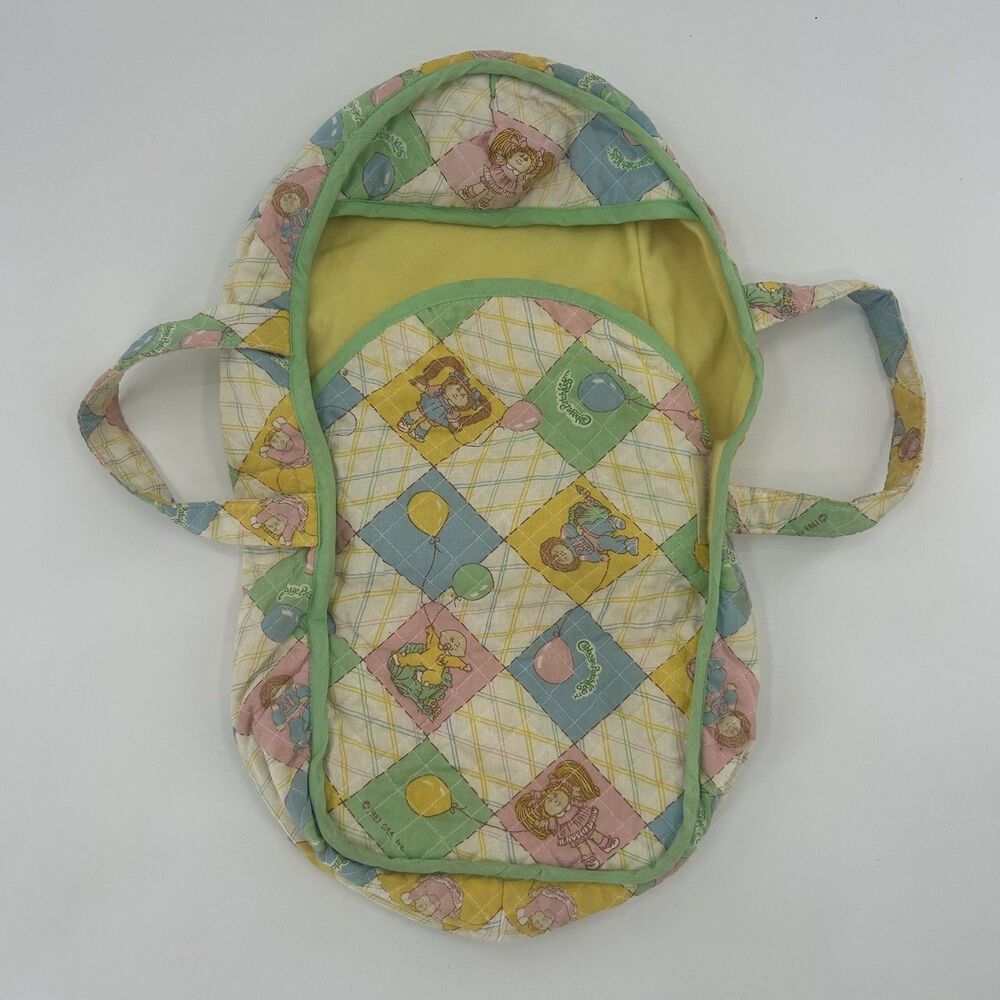 Vintage Cabbage Patch Kids, Quilted Baby DOLL CARRIER Coleco 1984 Fast Shipping